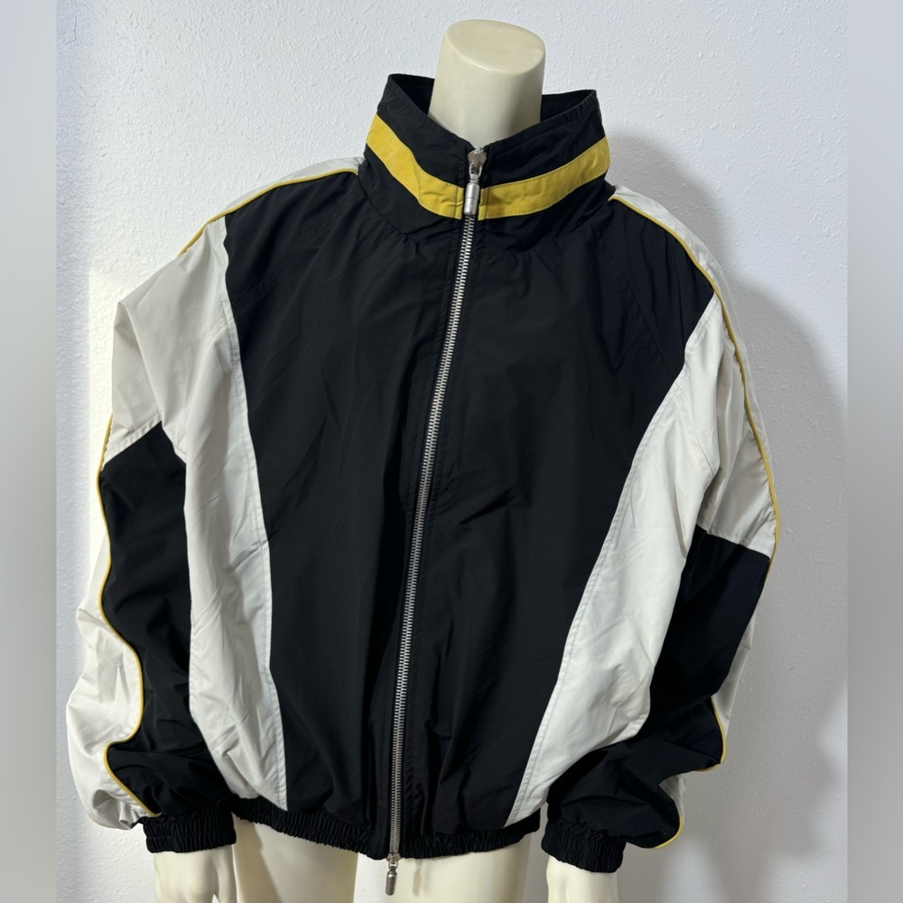 EUC RHUDE Colour-Blocked Funnel-Neck Jacket